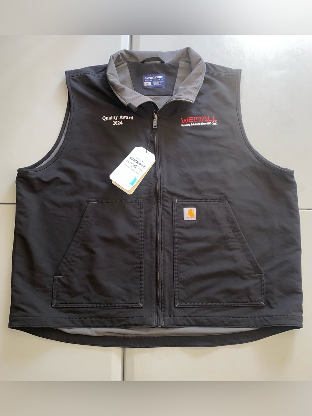 Carhartt Super Dux Softshell Vest Lightweight Rain Defender